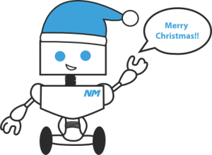 robot christmas